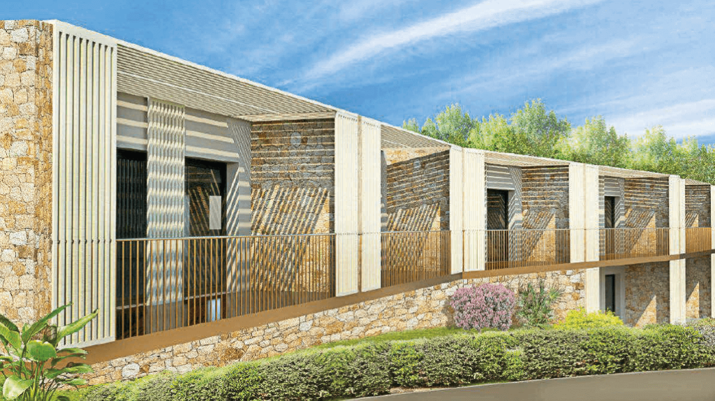 Immobilier Ile Rousse - Programme immobilier neuf à Lozari - façades en pierres